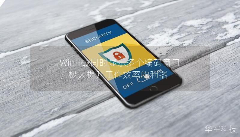 WinHex同時顯示多個編碼窗口，極大提升工作效率的利器