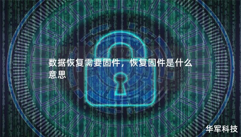 數據恢復需要固件，恢復固件是什么意思