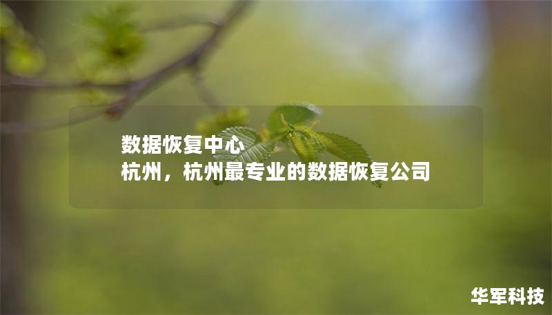 數(shù)據(jù)恢復(fù)中心 杭州，杭州最專(zhuān)業(yè)的數(shù)據(jù)恢復(fù)公司