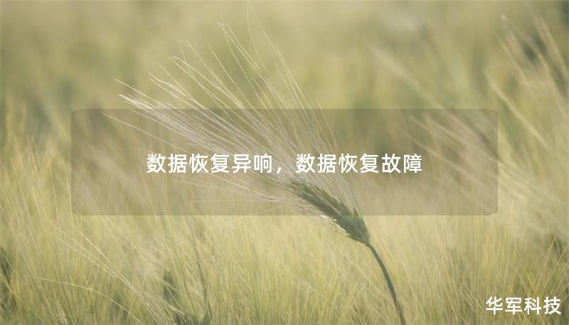 數據恢復異響，數據恢復故障