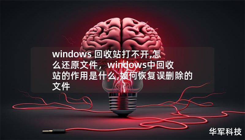 windows 回收站打不開,怎么還原文件，windows中回收站的作用是什么,如何恢復誤刪除的文件