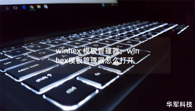 winhex 模板管理器，winhex模板管理器怎么打開