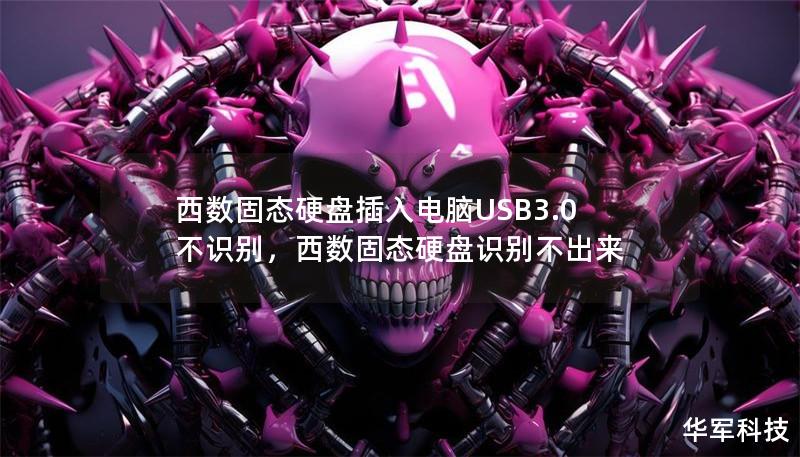 西數固態硬盤插入電腦USB3.0不識別，西數固態硬盤識別不出來