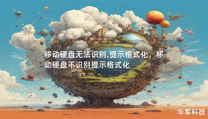 移動硬盤無法識別,提示格式化，移動硬盤不識別提示格式化