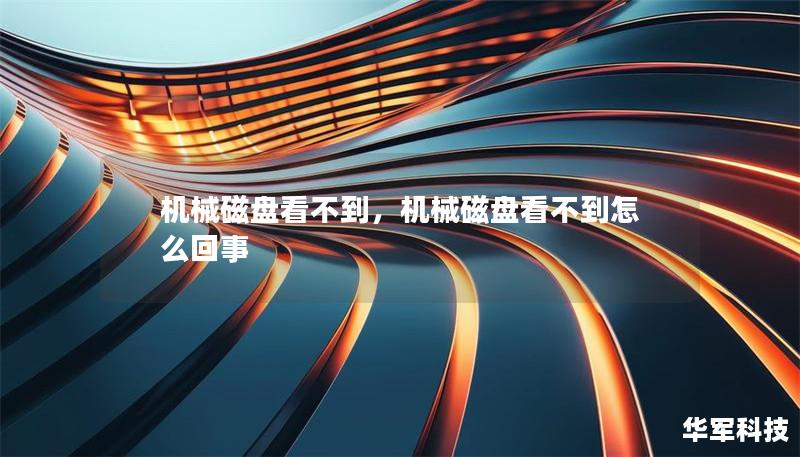 機(jī)械磁盤看不到，機(jī)械磁盤看不到怎么回事