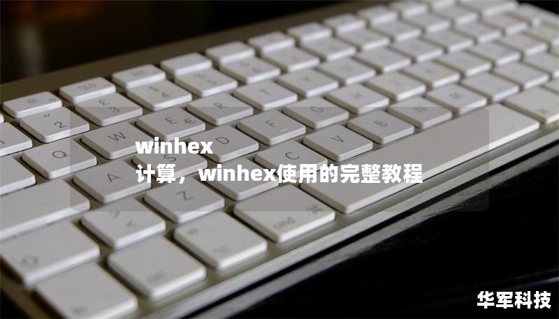winhex 計(jì)算，winhex使用的完整教程