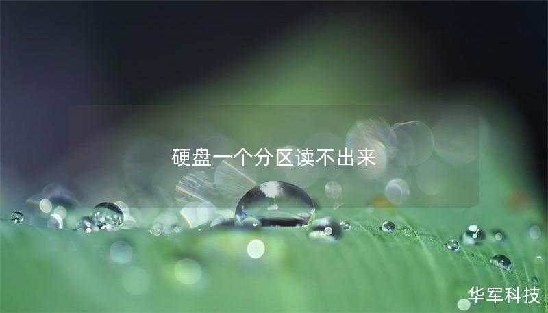 硬盤一個分區(qū)讀不出來