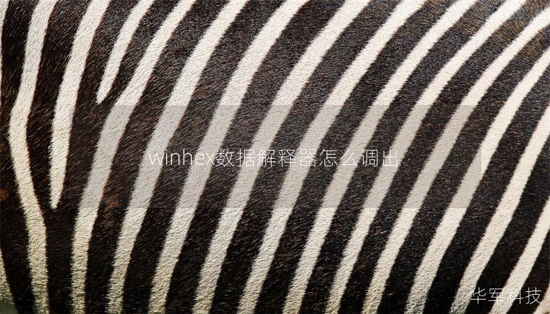 winhex數(shù)據(jù)解釋器怎么調(diào)出