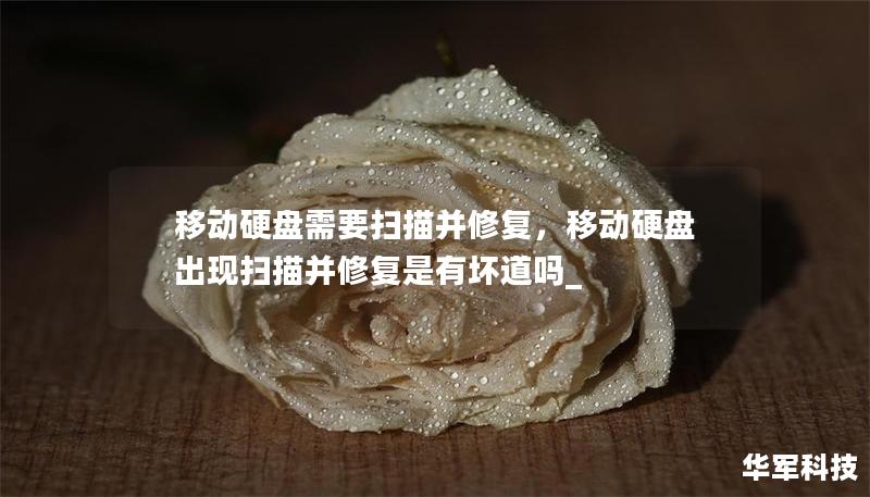 移動硬盤需要掃描并修復，移動硬盤出現(xiàn)掃描并修復是有壞道嗎_