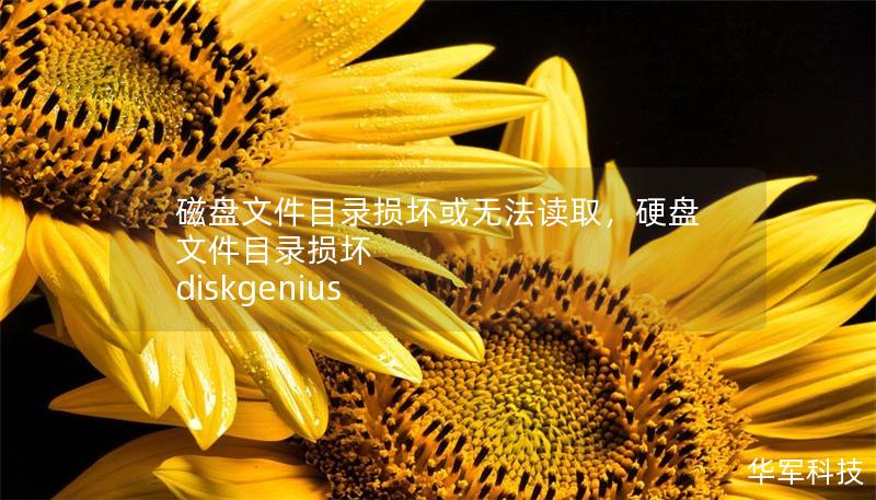 磁盤文件目錄損壞或無法讀取，硬盤文件目錄損壞 diskgenius