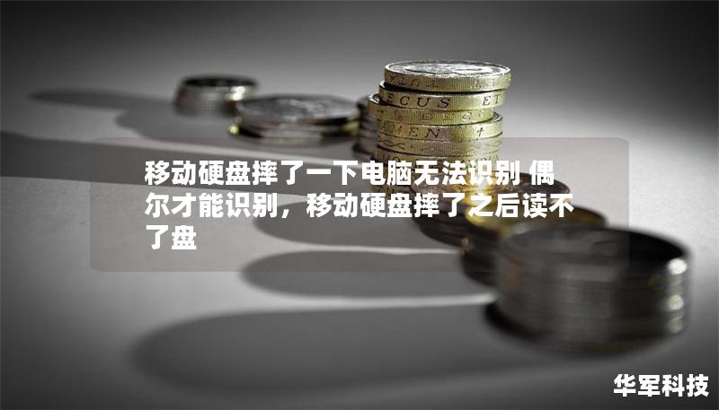 移動硬盤摔了一下電腦無法識別 偶爾才能識別，移動硬盤摔了之后讀不了盤