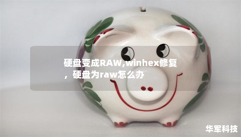 硬盤變成RAW,winhex修復，硬盤為raw怎么辦